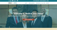 Desktop Screenshot of medicalartsdental.com