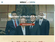 Tablet Screenshot of medicalartsdental.com